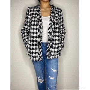 Zara Houndstooth Blazer